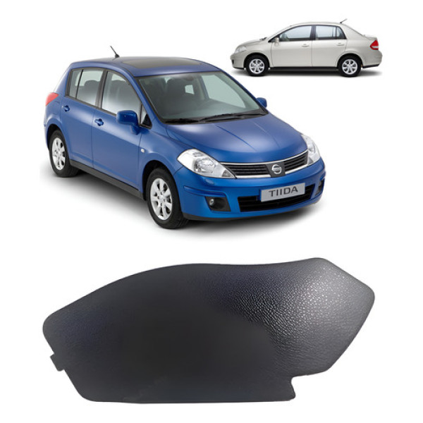 Acabamento Painel Lado Esquerdo   Nissan Tiida 08/13 Preto