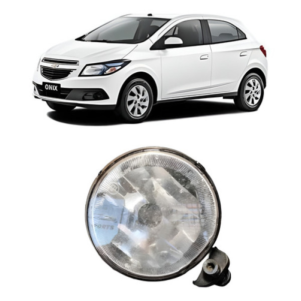 Farol Milha Neblina Esquerda Chevrolet Prisma Onix 2013/2019 Preto