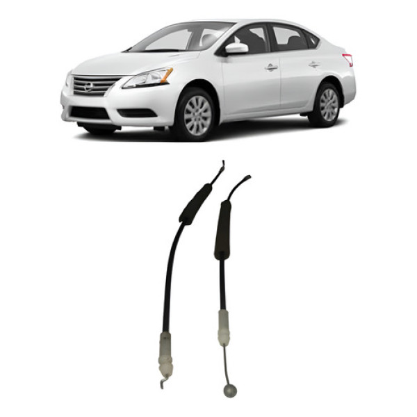 Cabo Fechadura Porta Traseira Direita Nissan Sentra 2015 (us Preto