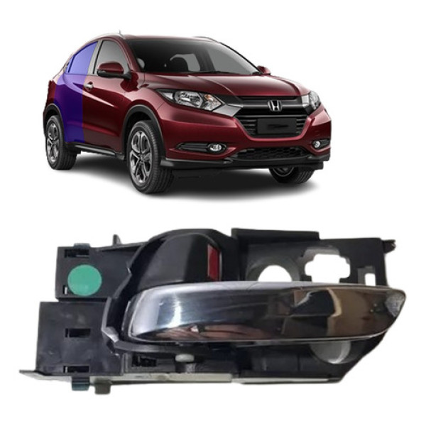 Maçaneta Interna Porta Traseira Direita Honda Hrv 2017 Traseira