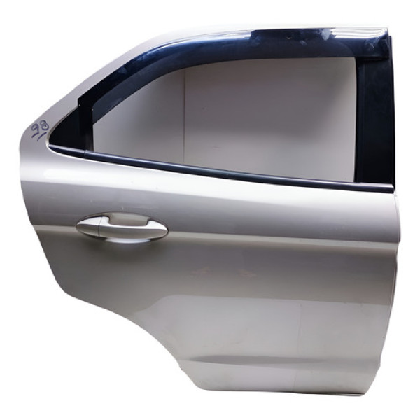 Porta Traseira Direita Ford Ka Hatch 2014/17 *porta Seca Traseira Direita Prateado