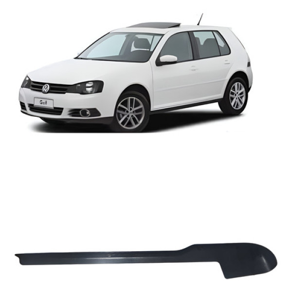 Acabamento Trilho Banco Dianteiro Direito Vw Golf Preto