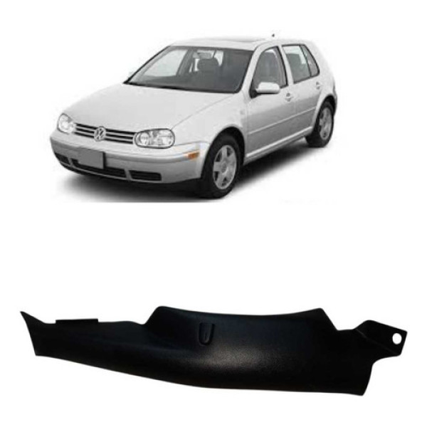 Acabamento Lateral Banco Traseiro Direito Vw Golf Sapão 2001 Preto