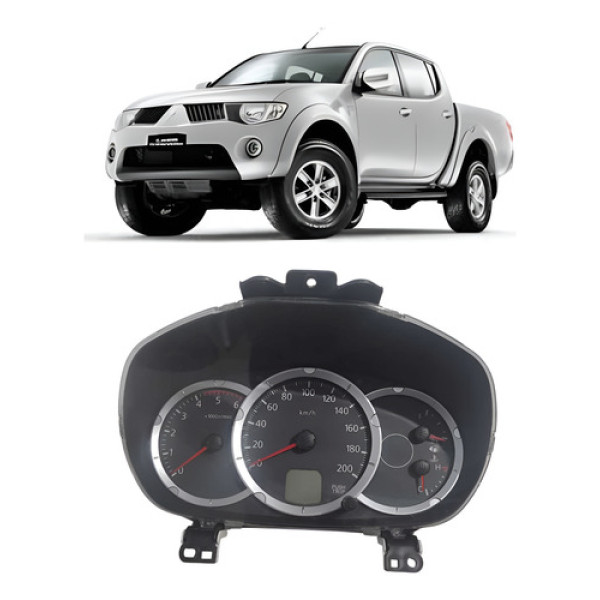 Painel Instrumentos Mitsubishi L200 Triton 2008 2016 Preto