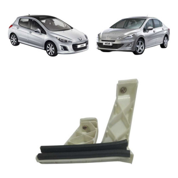 Guia Do Vidro Porta Dianteira Esquerda Peugeot 308 408 2012 Preto