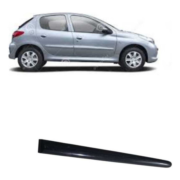 Friso Porta Traseira Direta Pegeot 206 307 2011/2014 Preto