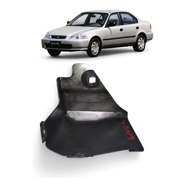 Acabamento Painel Direito Honda Civic 1999 Á 2000 77963sr3r Preto Listras