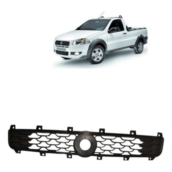 Grade Superior Fiat Strada Working 2014 A 2020 Preto Grade
