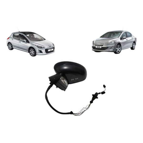 Retrovisor Dianteiro Esquerdo Peugeot 308 408 2012 