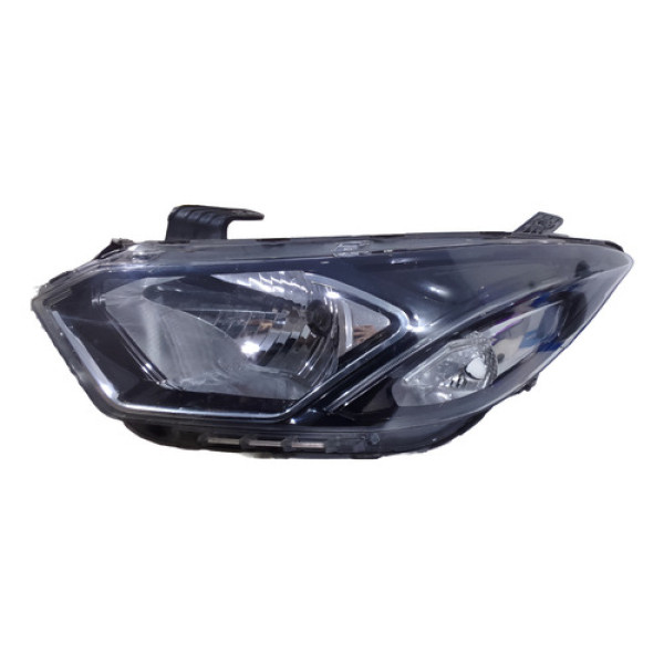 Farol Esquerdo Onix Prisma 2018 2019 Com Led Mascara Negra Esquerdo/motorista