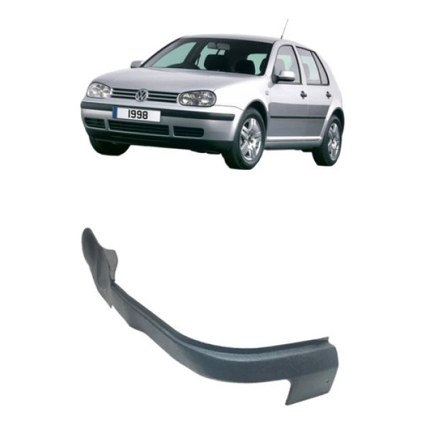 Moldura Lateral Banco Esquerdo Volkswagen Golf Sapão 01/06 Preto