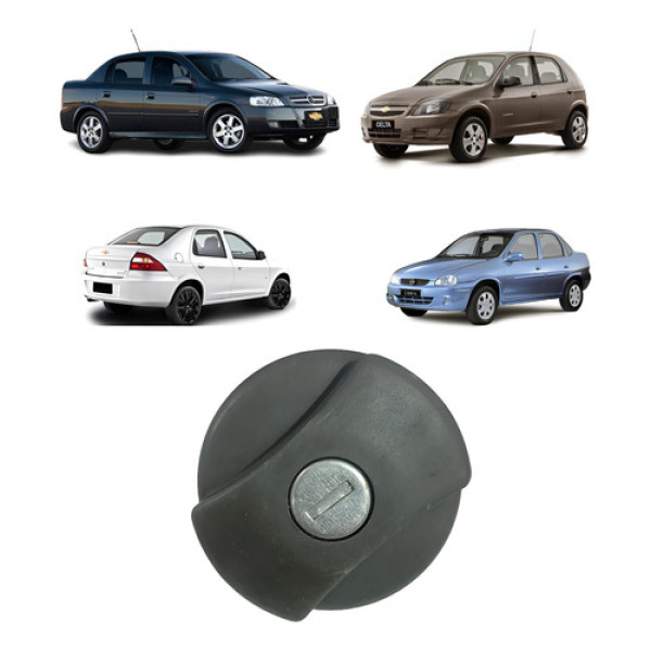 Tampa Tanque Combustível Corsa Prisma Celta Astra Vectra Preto
