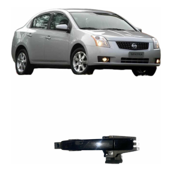 Maçaneta Porta Dianteira Direita Sentra 2008 Dianteira