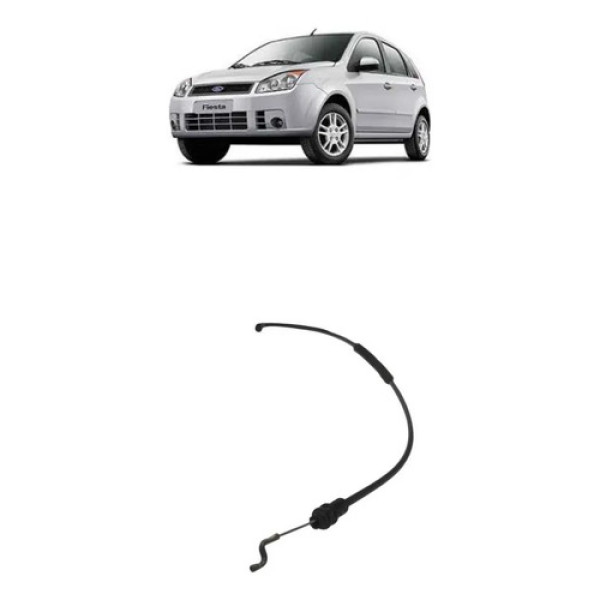 Cabo Fechadura Porta Dianteira Ford  Fiesta 2002/ 2014