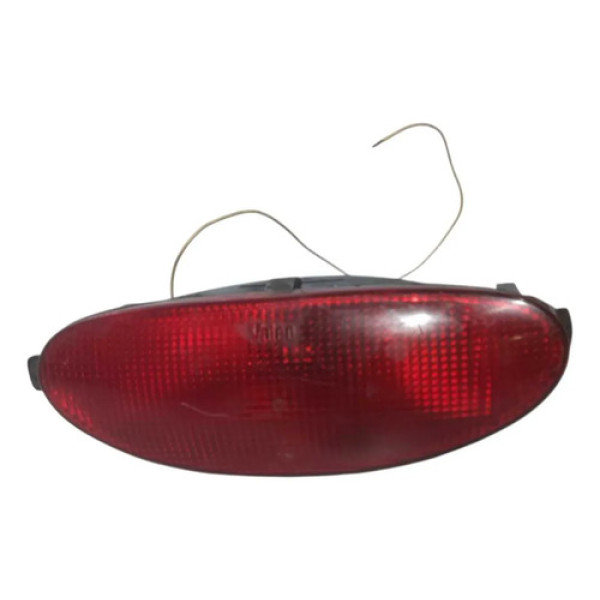 Luz Freio Defletor Olho De Gato Parachoque Peugeot 206/207 Vermelho