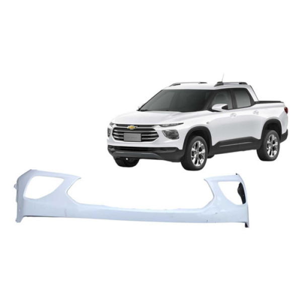 Parachoque Dianteiro Chevrolet Montana 2025 C/detalhe  Branco
