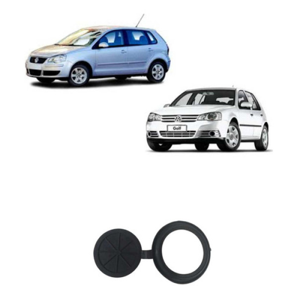 Tampa Acabamento Máquina Vidro Golf Polo Original 1j0827417 Preto