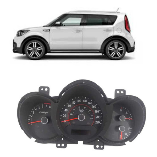 Painel Instrumento Velocímetro Kia Soul 09/14 S/acrílico Preto