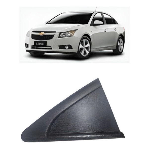 Acabamento Porta Traseira Direita Cruze Sedan 2012 2014 2016 Preto