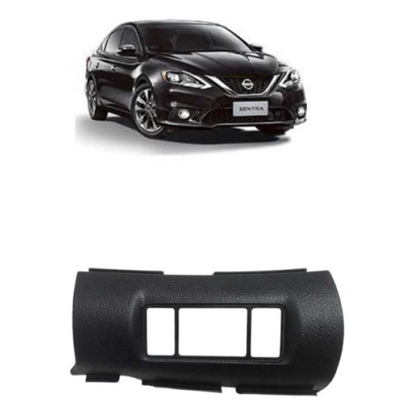 Moldura Botão Retrovisor Porta Malas Nissan Sentra 2017
