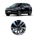 Roda Liga Leve Aro 17 Preta Diamantada - Tracker Gm 26233367 Preto