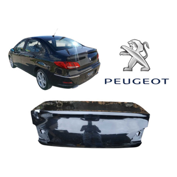Tampa Traseira  Peugeot 408 2011 Á 2016 Original C/detalhe Preto