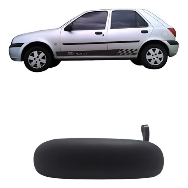Macaneta Ext Dianteira Direita Esq Ford Fiesta 1998 (usado) Preto Dianteira/traseira