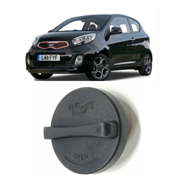 Tampa Do Óleo Kia Picanto 2014 2015 2016 Preto