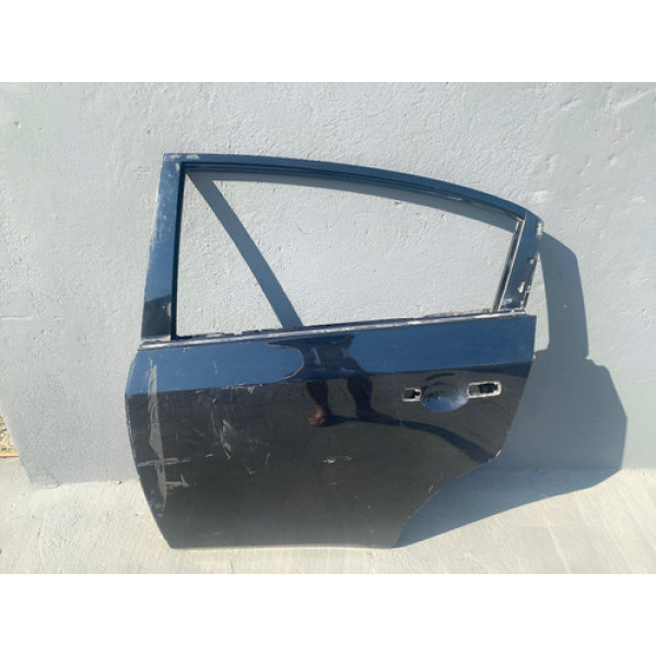 Porta Traseira Esquerda Sentra Nissan 2008 Esquerdo Preto
