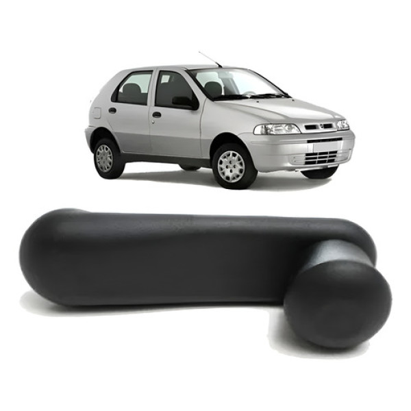 Manivela Reguladora Vidro Palio 96 2008 2009 A 2012 Preto Pre