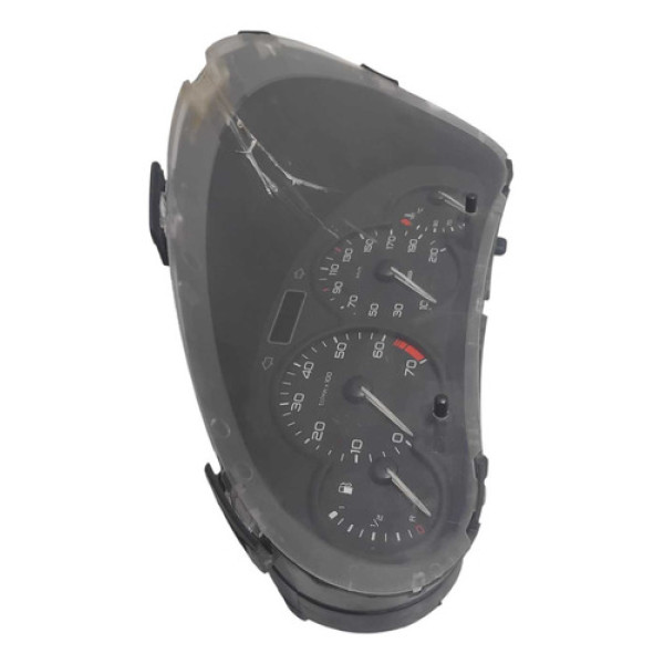 Painel Instrumentos Peugeot 206 /2009 Ori(acrílico Trincado) Preto