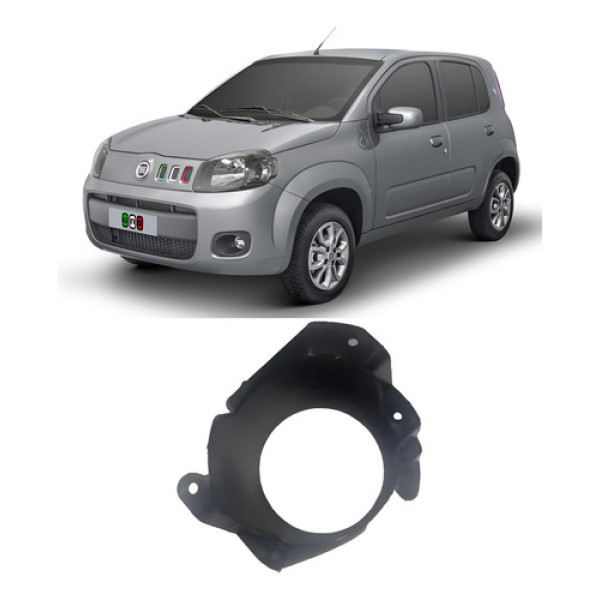 Suporte Milha L/d Fiat Uno 2012/2019 Original Preto