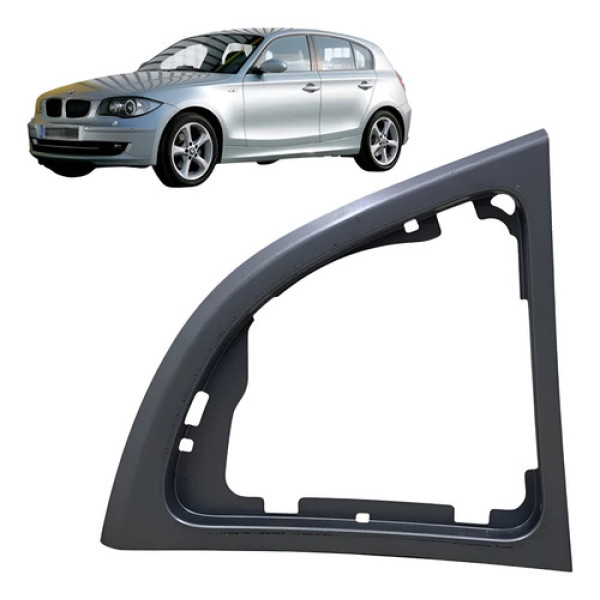 Moldura Alavanca Marcha Bmw 120i 2005 2012 Original Prateado