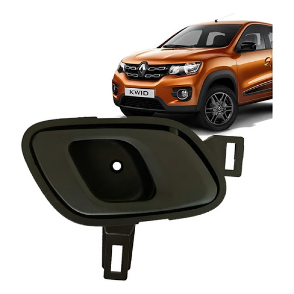 Maçaneta Puxador Completo Kwid 2016/2021 Diant Tras Direito Preto Dianteira/traseira