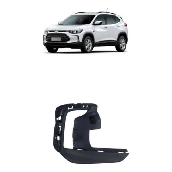 Grade Dianteira Direita Chevrolet Tracker 2020 A 2025 Preto Preto Fosco
