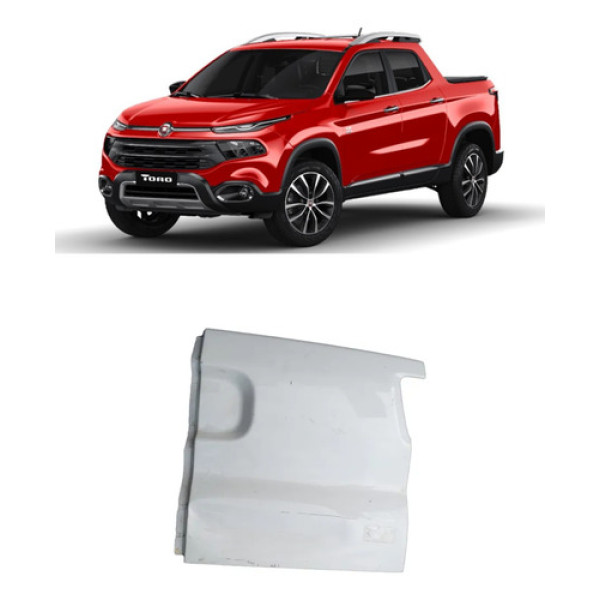 Tampa Traseira  Fiat Toro  2016/2020 Original *detalhes Branco