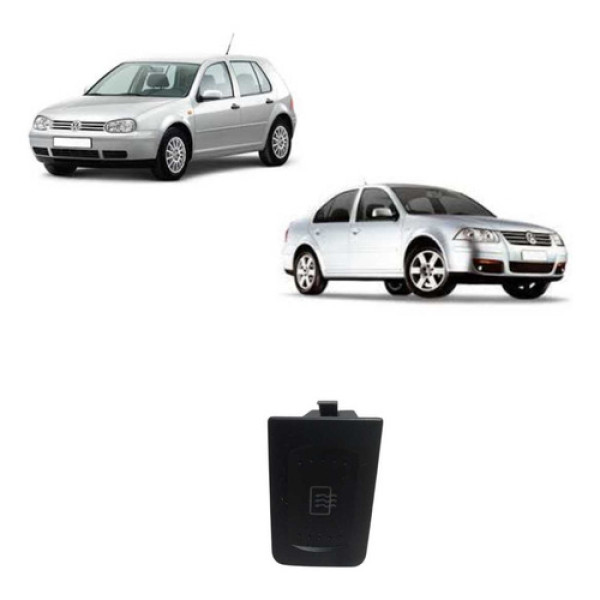 Botão Do Painel Desembaçador Traseiro Vw Golf Bora 99/12