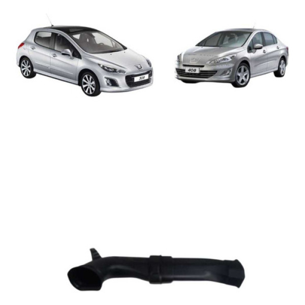 Duto De Ar Esquerdo Peugeot 408 2012 Preto
