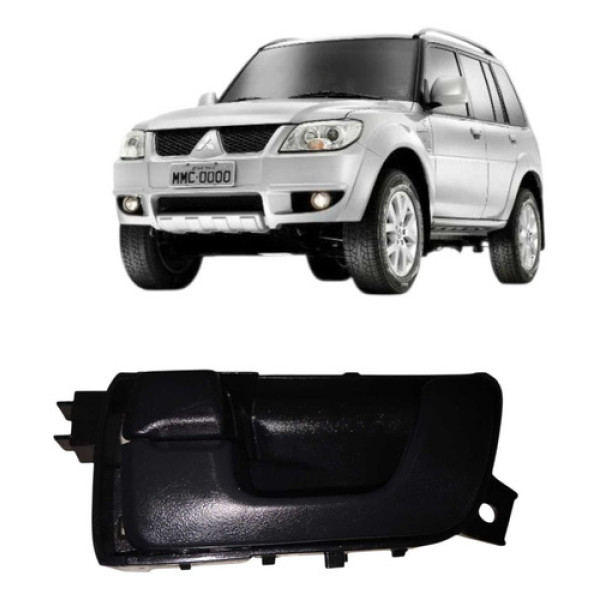 Maçaneta Interna Porta Motorista Original Pajero Tr4 09/14 Terracota Dianteira