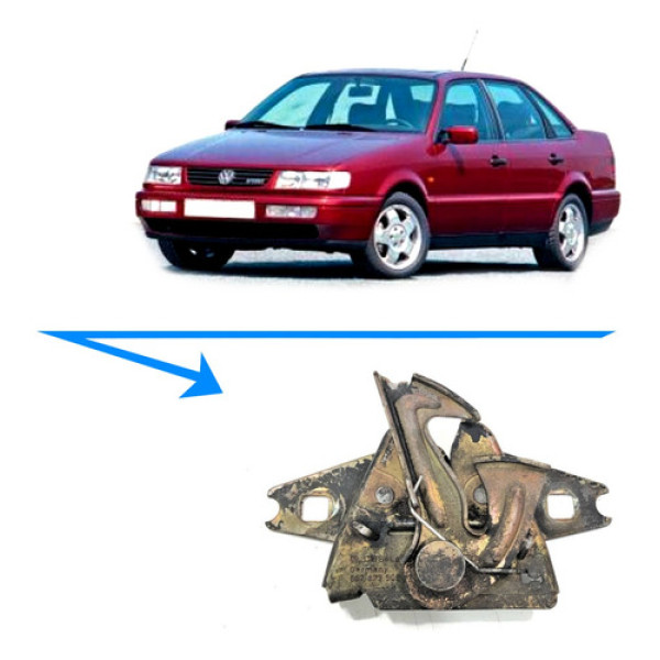 Fechadura Trinco Capô Original Vw Passat Alemão B4 Vr6 1995