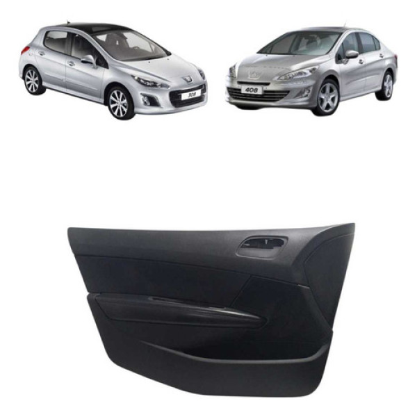 Forro De Porta Dianteiro Esquerdo Peugeot 308 408 2012
