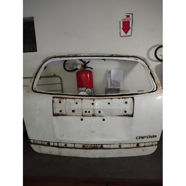 Tampa Traseira Chevrolet Captiva 2010 Branco