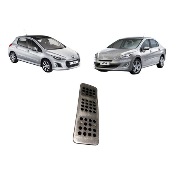 Acabamento Soleira Descanso Pé Peugeot 408 308 307 2012 Cinza