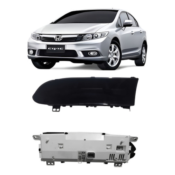 Painel De Instrumento  Honda Civic G9 2012 À 16 Usado Preto
