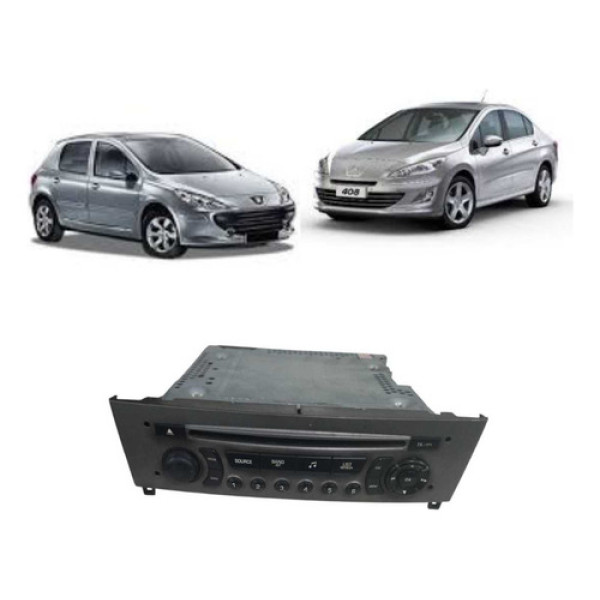 Rádio Som Mp3 Peugeot 308 408 2012 À 2019 Original