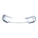 Aplique Parachoque Dianteiro Chevrolet Tracker 2020 2024 Prata Brilhante