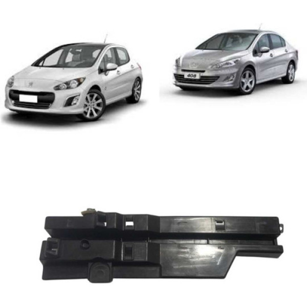 Suporte Soleira Traseira Esquerda Peugeot 408 2012 Original Preto