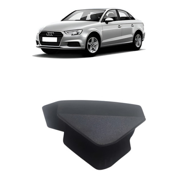 Capa Parafuso Trava Central Banco Traseiro Audi A3 2019 Preto