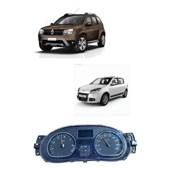 Painel Instrumento Renault Duster Sandero 2012 2013 2014 Preto