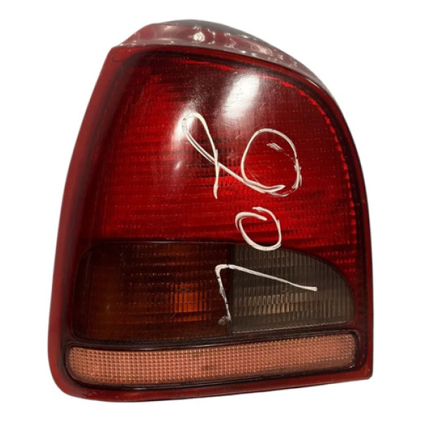 Lanterna Traseira Esquerda Vw Gol Bola G2 1995/2003 Detalhe Esquerdo/motorista Vermelho